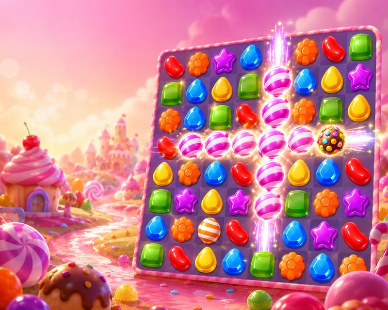 Sweet Match Blast gameplay screenshot